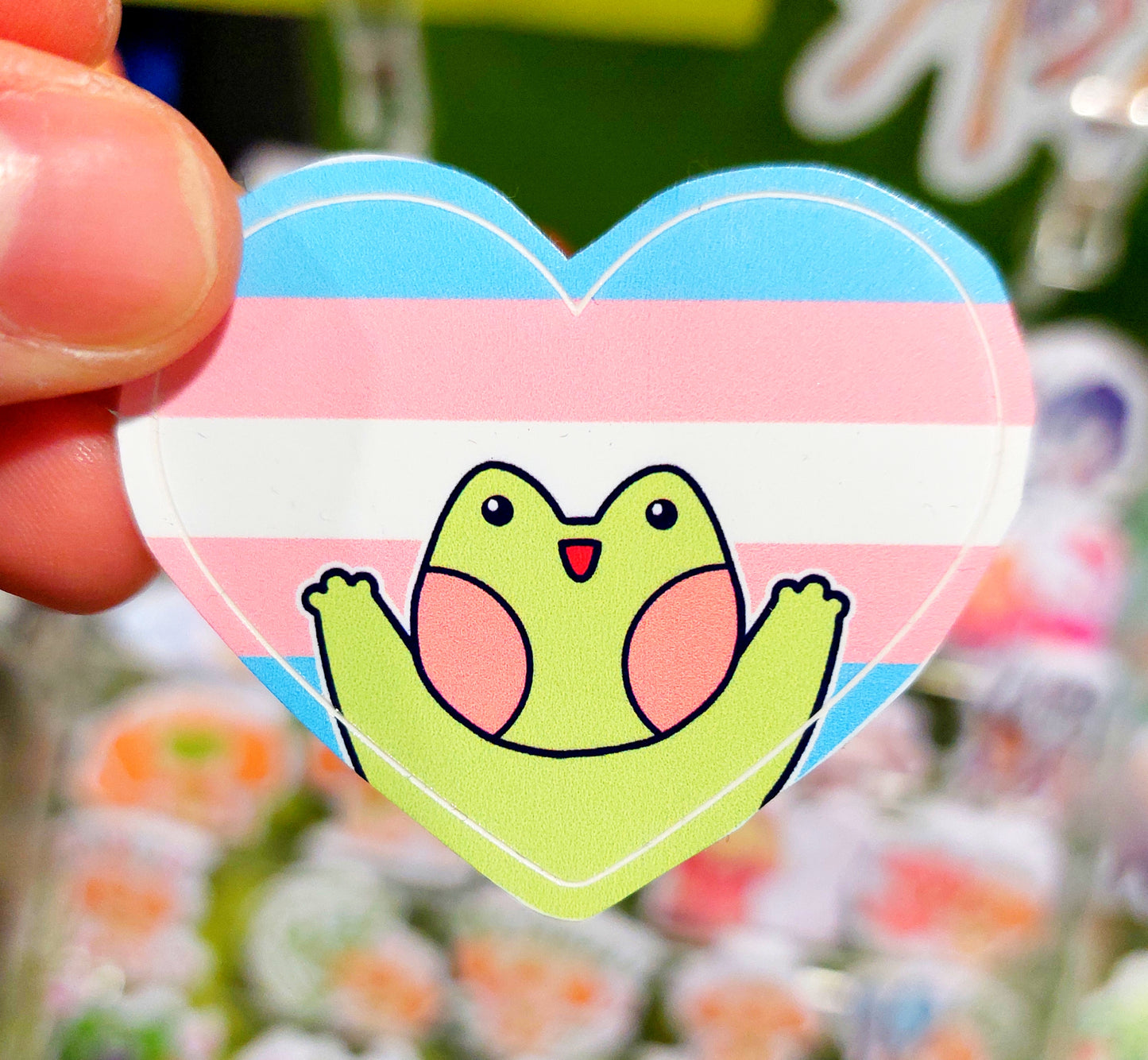 pride frog stickers