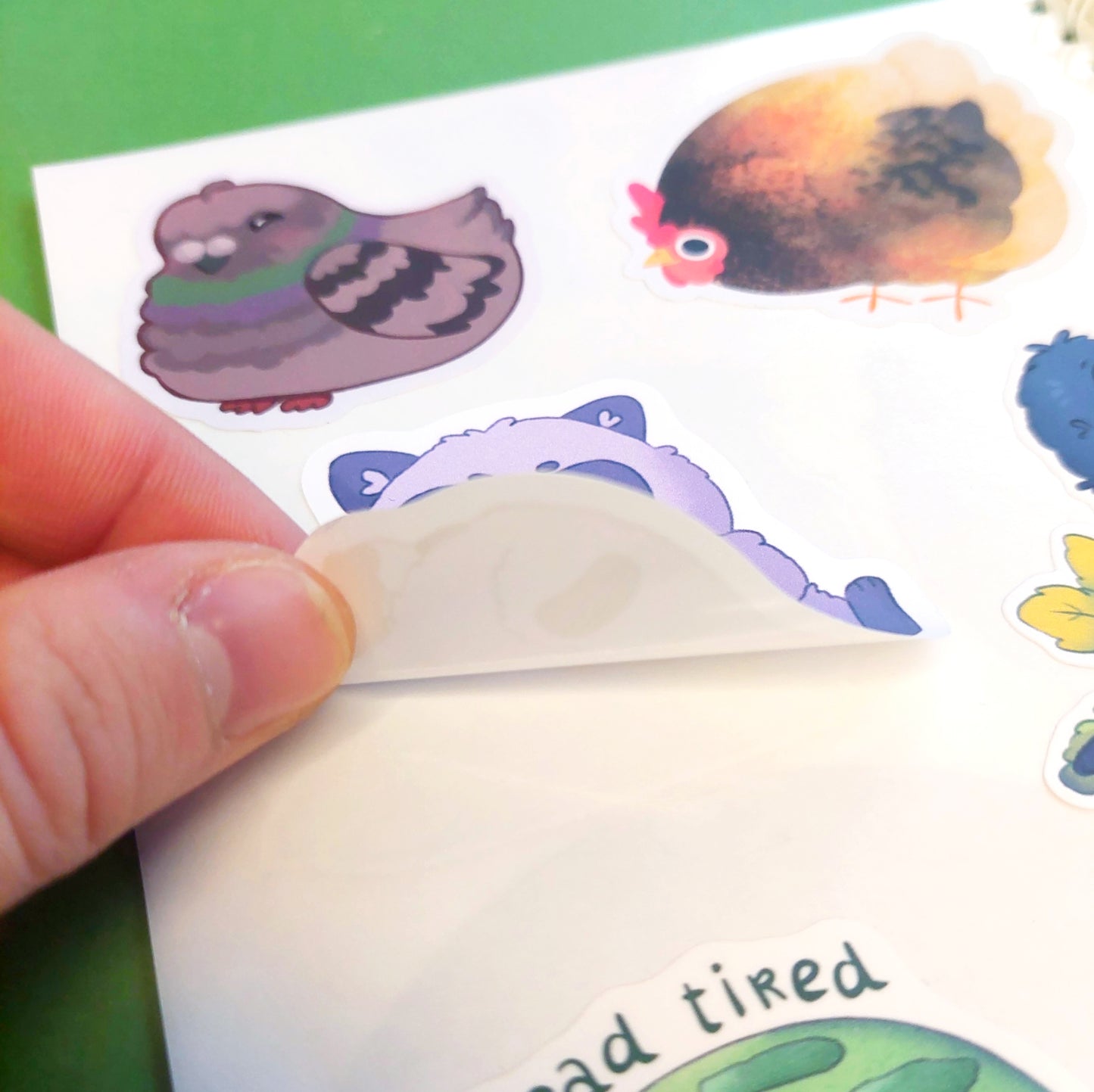 emotional support sticker book