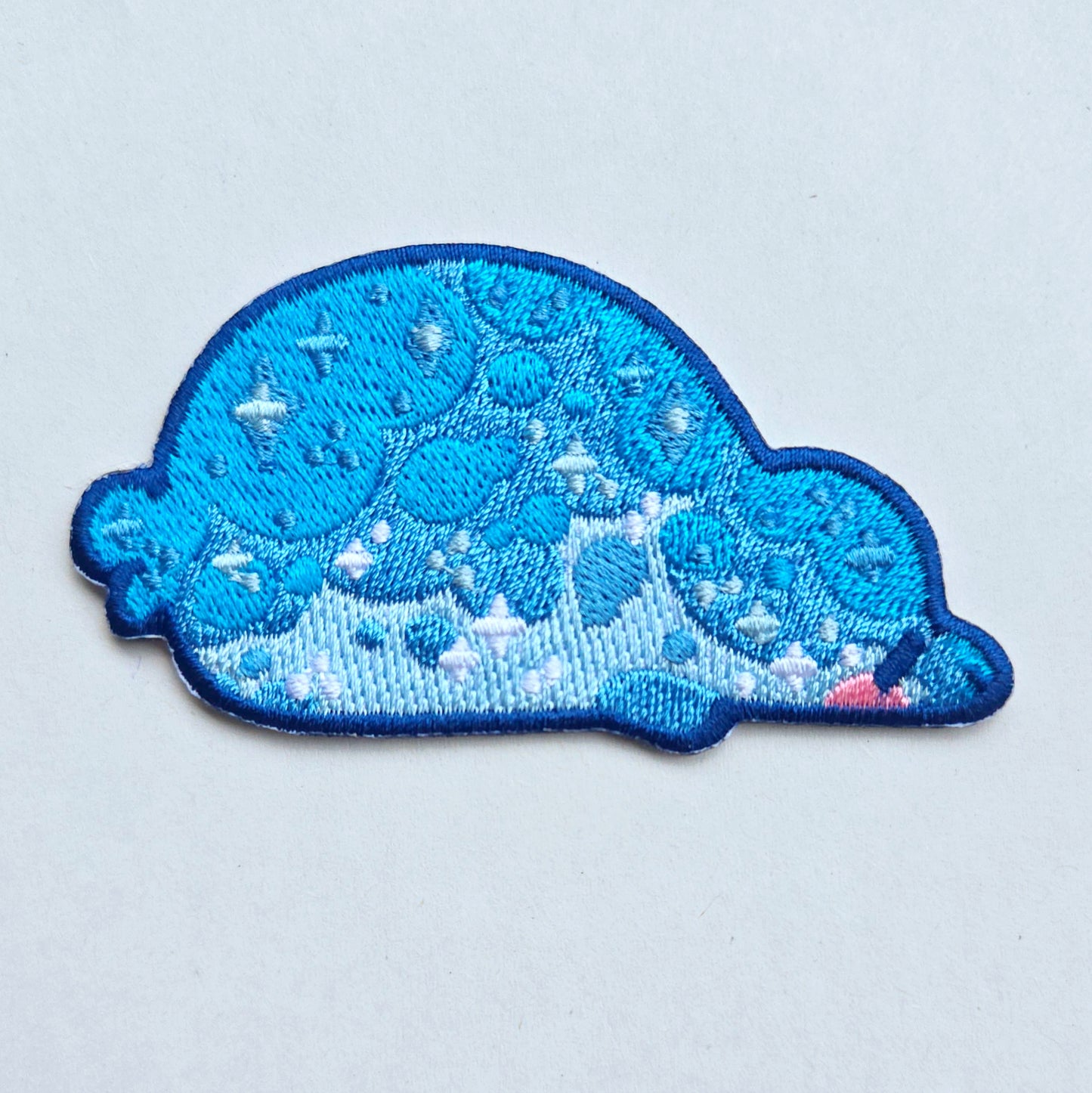 . starry seal iron-on patch