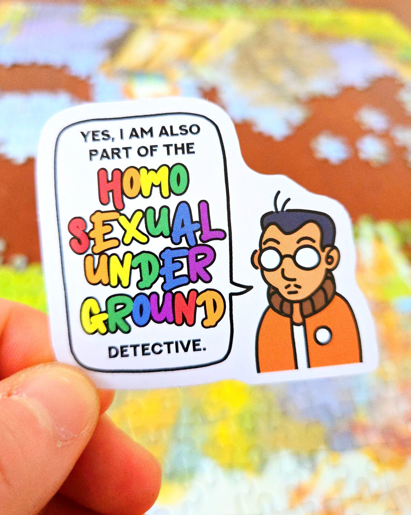 homosexual underground sticker