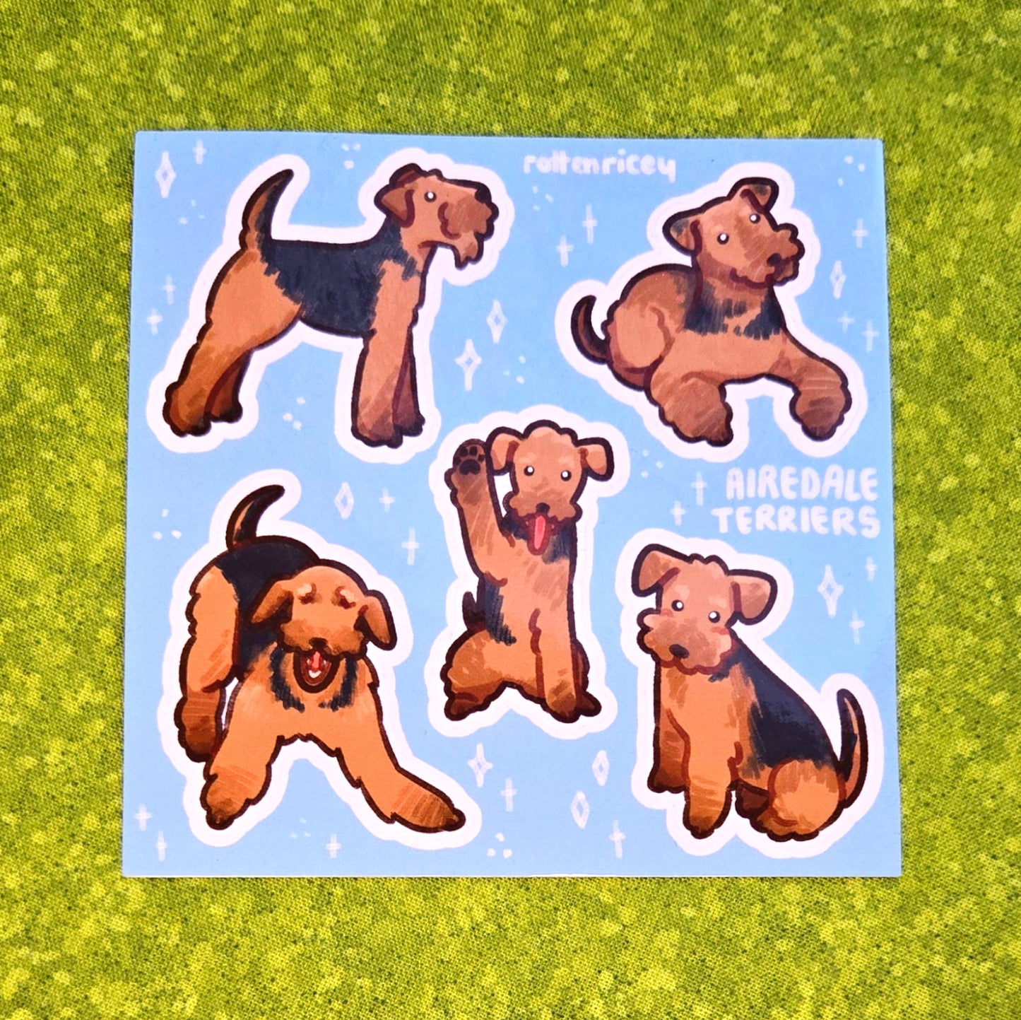 airedale terrier sticker
