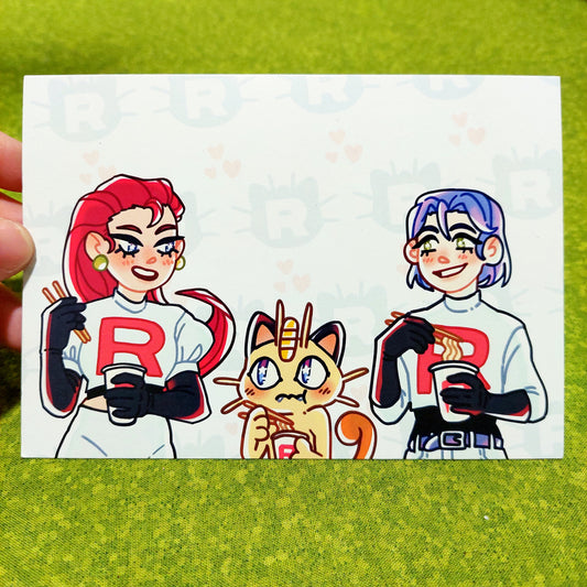 Rocket trio print