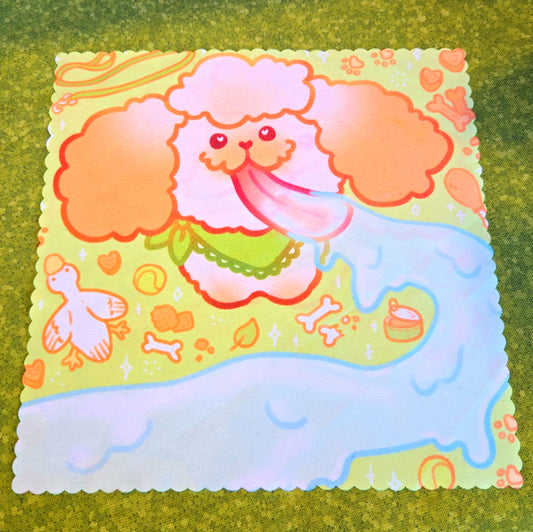 poodle microfiber glasses cleaning cloth