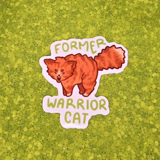 former warrior cat sticker