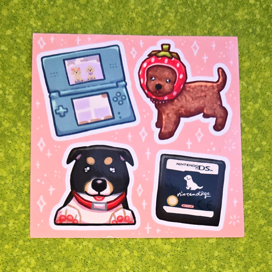 game dog sticker sheet