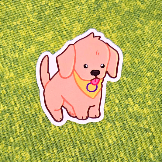 pride puppy intersex labrador sticker