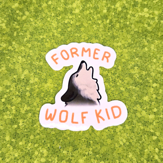 former wolf kid sticker