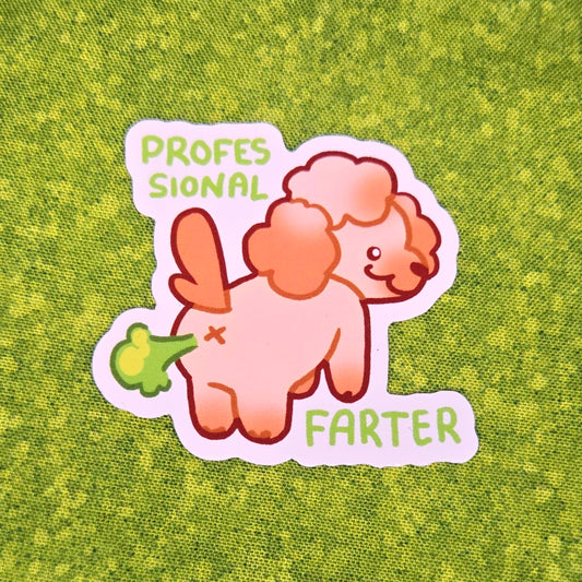 professional farter sticker