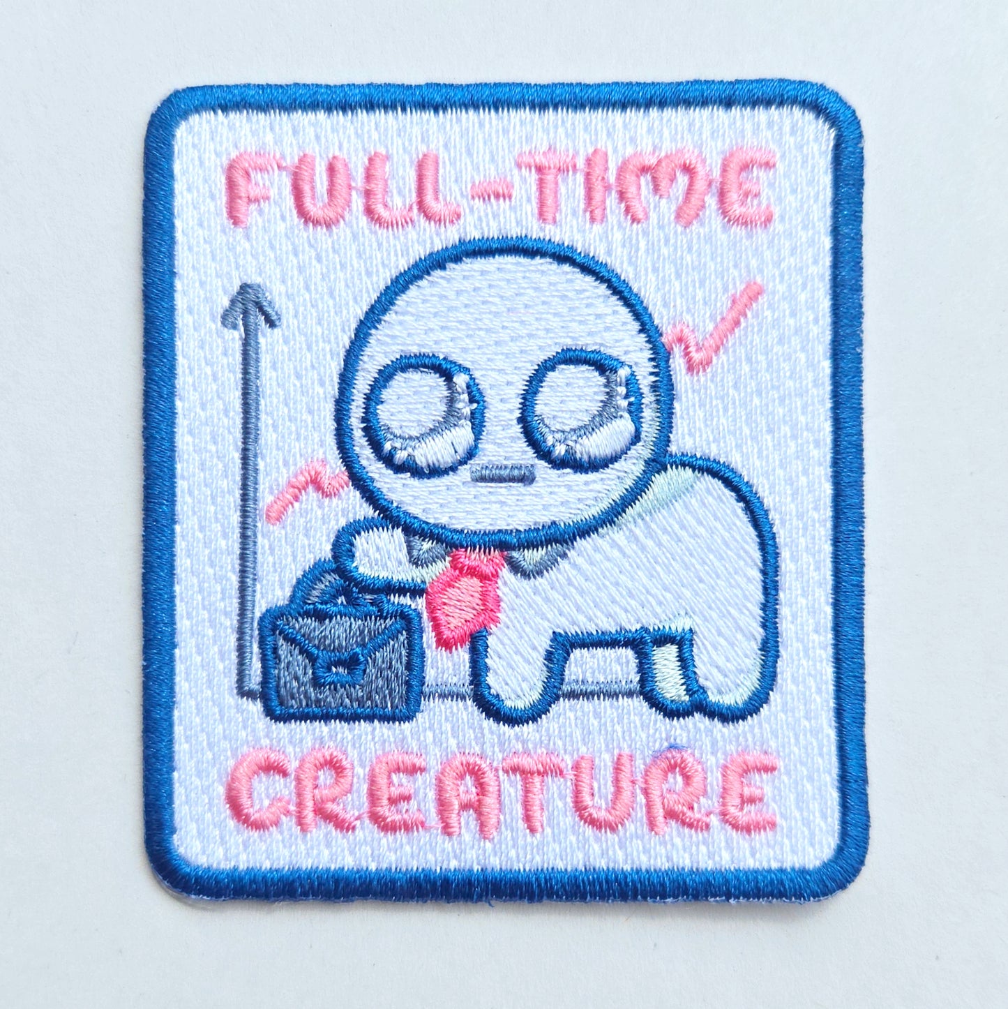 . full time creature iron-on patch