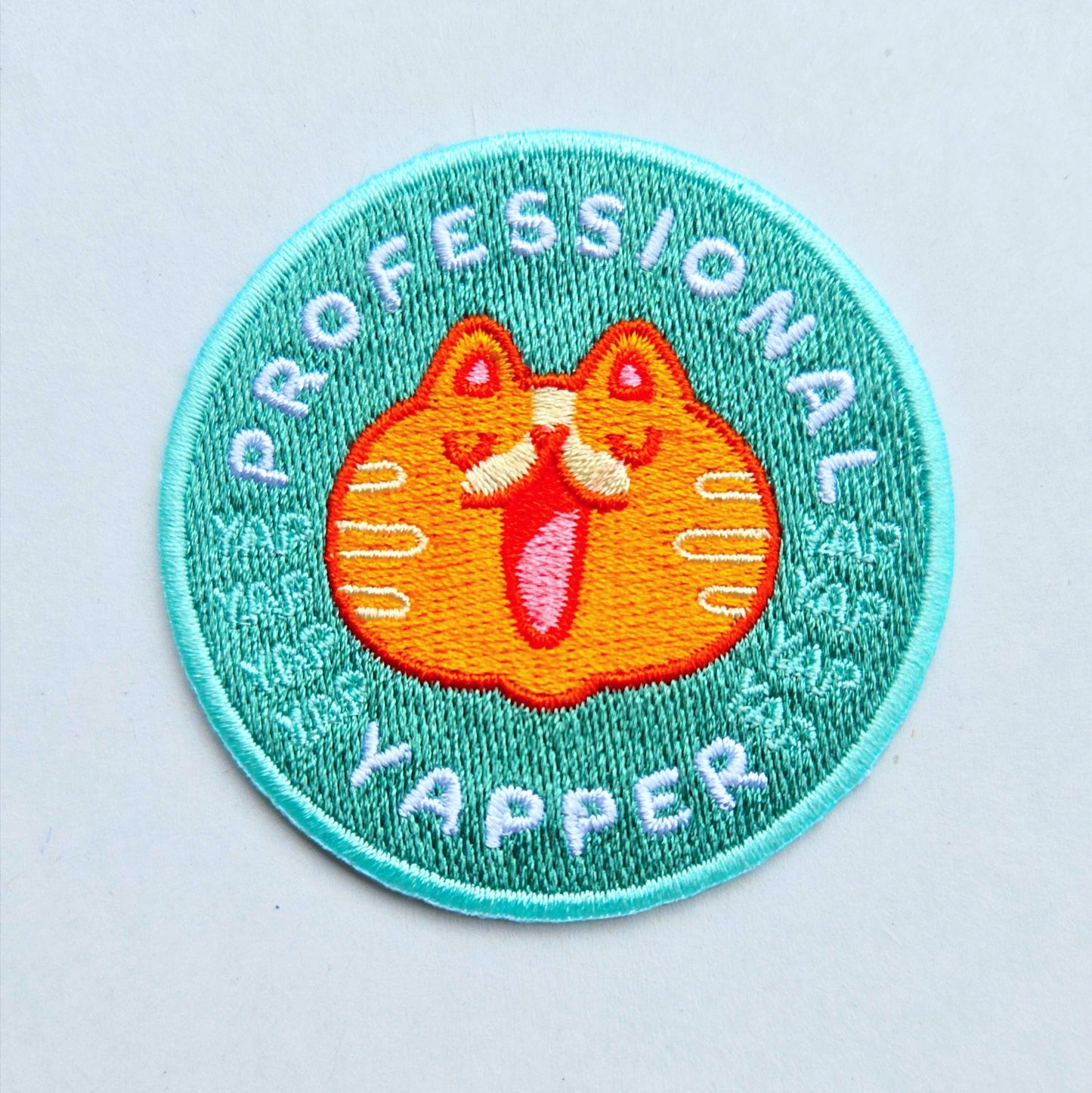 . professional yapper iron-on patch